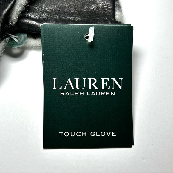 🍂NWT Ralph Lauren Gloves w/ Touch Technology. Black & Cream Plaid. Size: Large - Picture 9 of 15